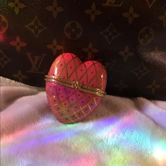 Pink and Gold Decorative Trinket Box - Picture 6 of 9